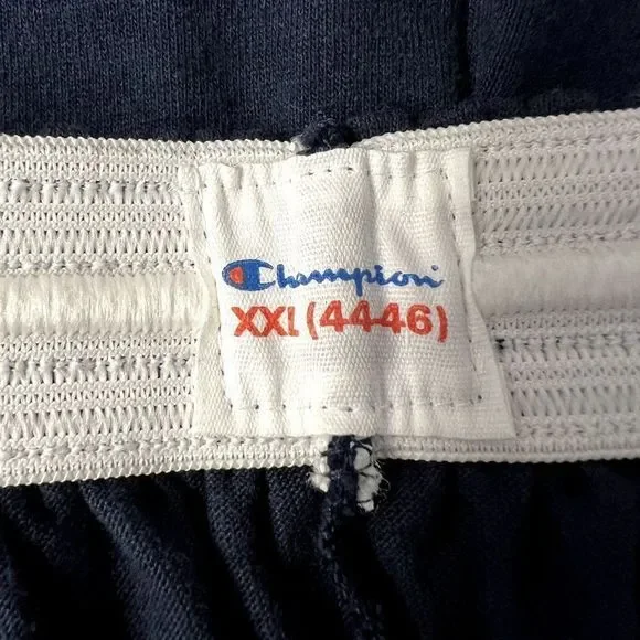 NWT Vintage 90s Champion Mens Sz XXL Jersey Short Navy Blue Athletic Shorts - Picture 7 of 8